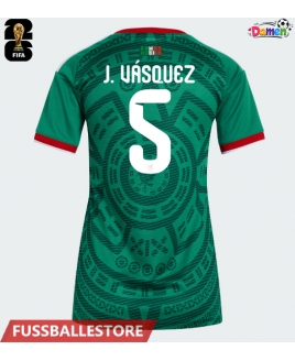 Günstige Mexiko Johan Vasquez #5 Heimtrikot Damen WM 2026 Kurzarm